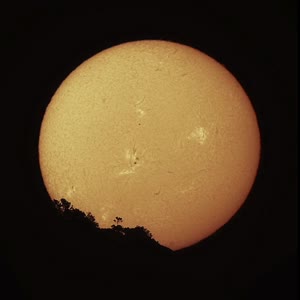 Atardecer en Hidrógeno Alfa